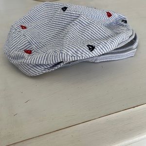 Janie and jack seersucker hat